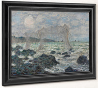 Fishing Nets At Pourville By Claude Monet Phoenix 4x3