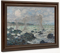 Fishing Nets At Pourville By Claude Monet Phoenix 4x3