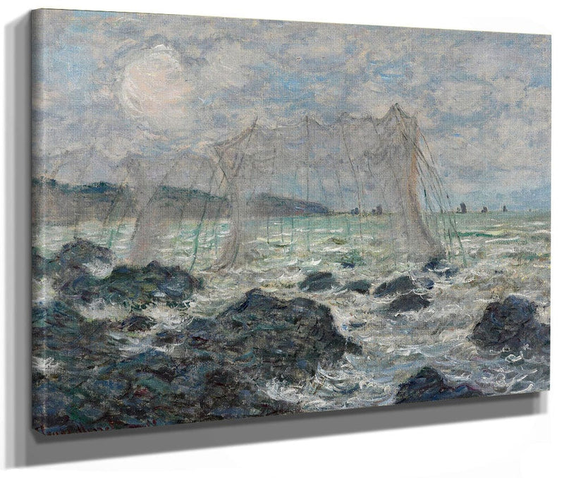Fishing Nets At Pourville By Claude Monet Phoenix 4x3