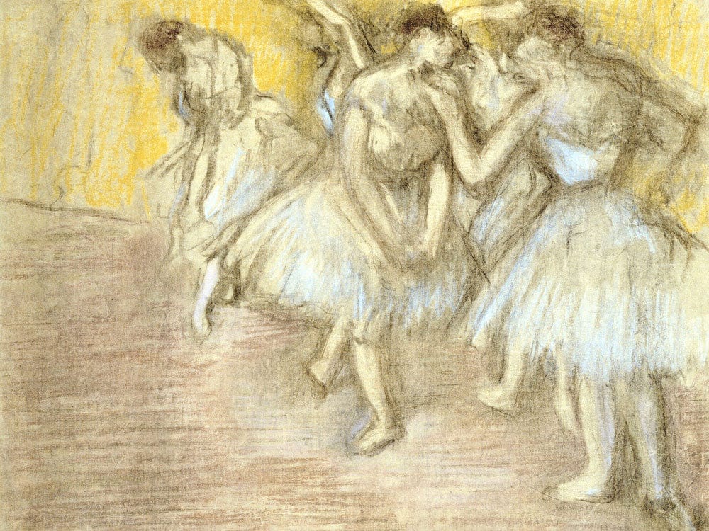 Five Dancers On Stage By Edgar Degas Phoenix 4x3