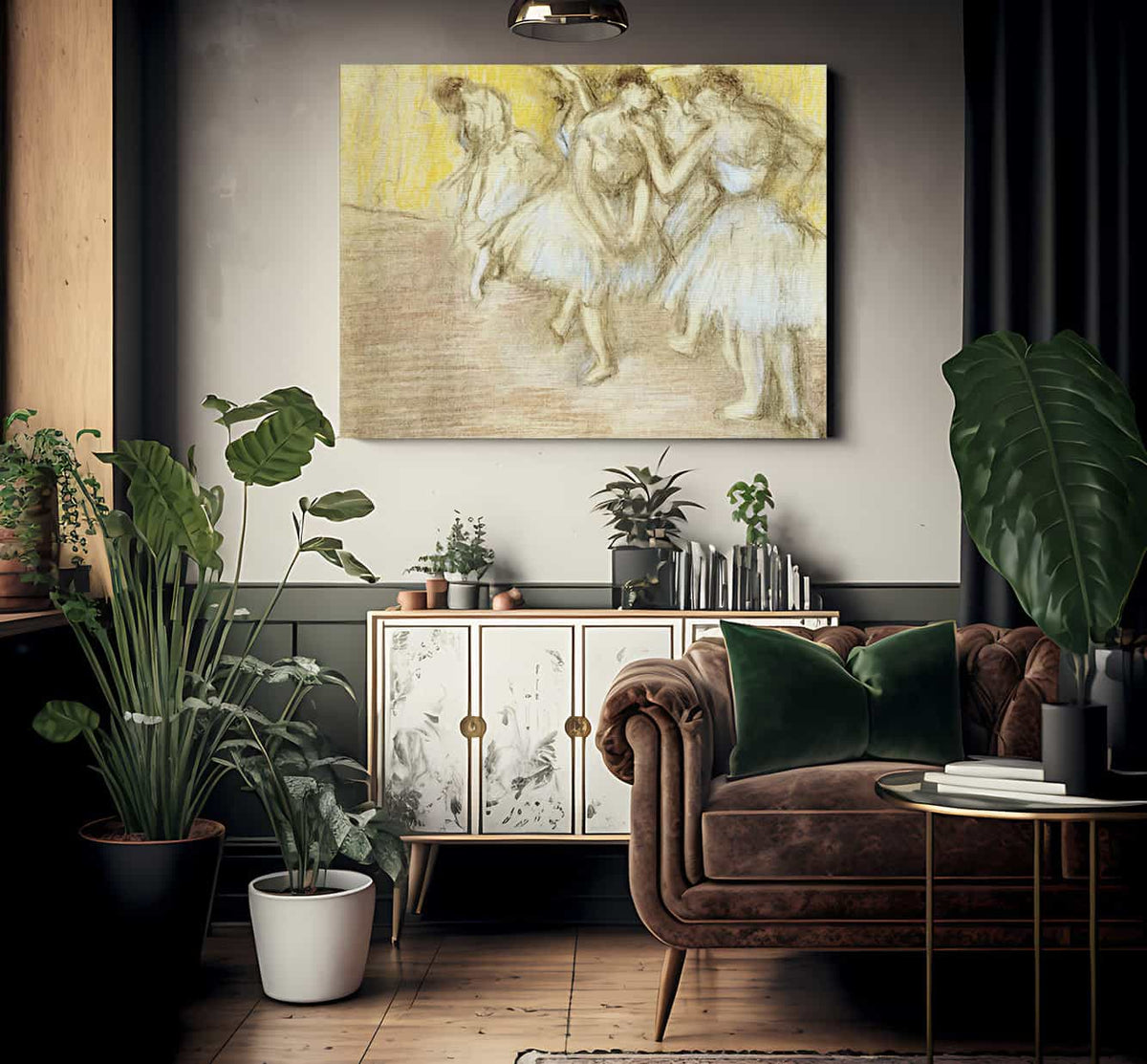 Five Dancers On Stage By Edgar Degas Phoenix 4x3