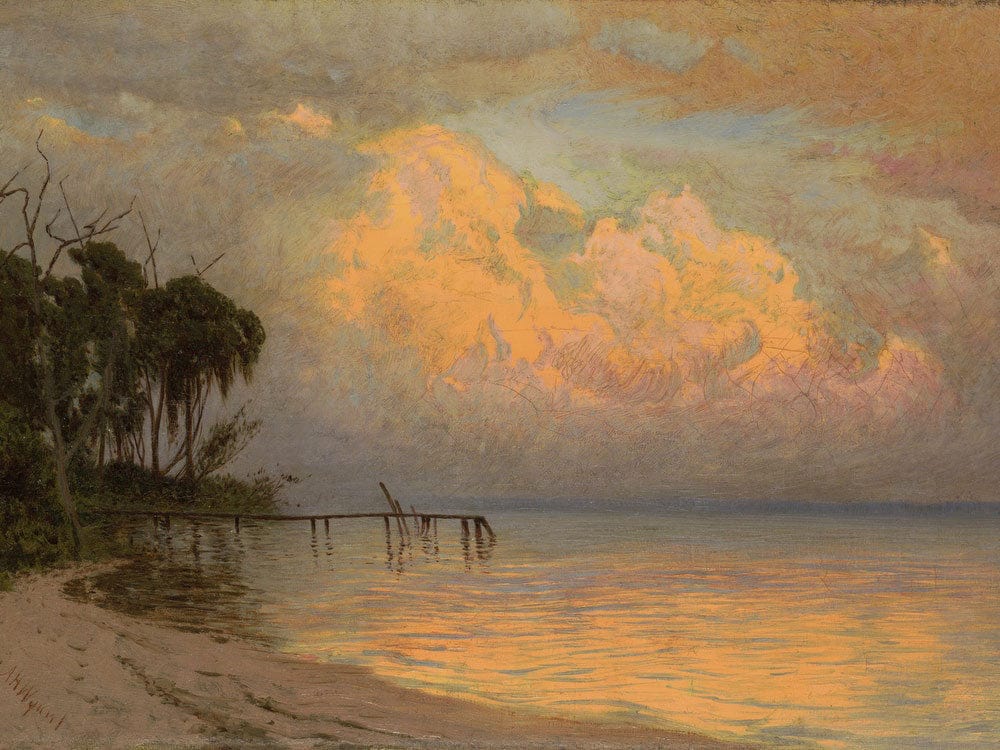 Florida Sunset, C. 1885 1892 By Alexander Helwig Wyant Phoenix 4x3