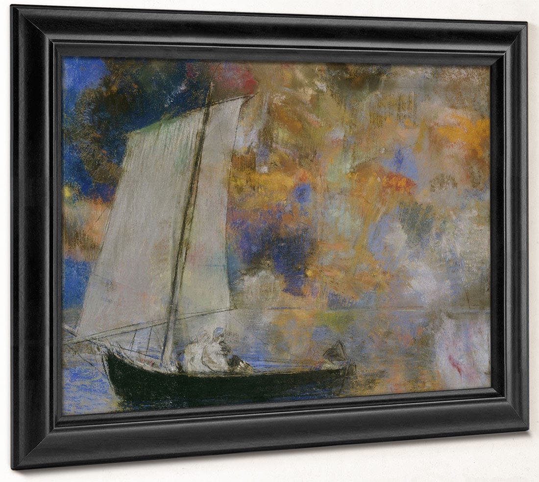 Flower Clouds By Odilon Redon Phoenix 4x3