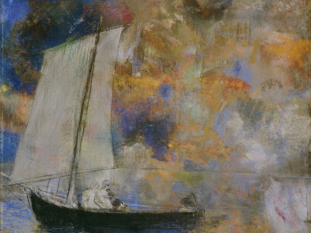 Flower Clouds By Odilon Redon Phoenix 4x3