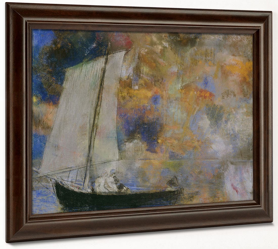 Flower Clouds By Odilon Redon Phoenix 4x3