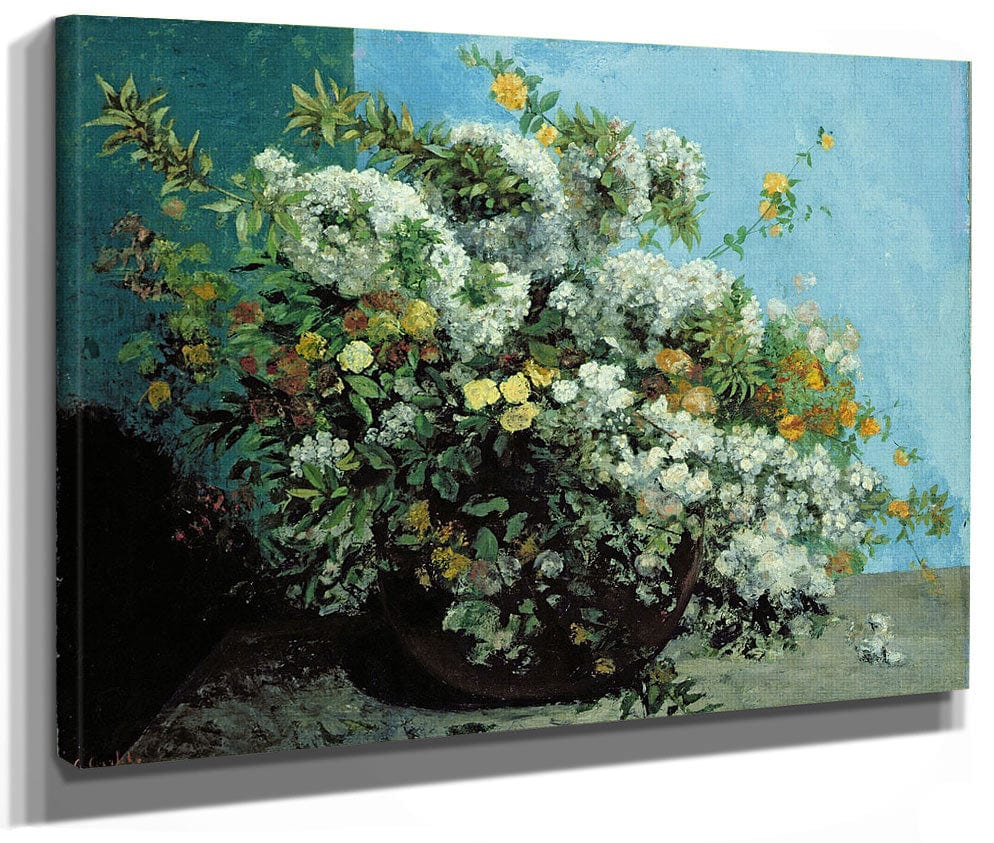 Flowering Branches And Flowers By Jean Desire Gustave Courbet Phoenix 4x3