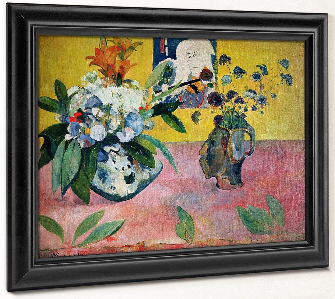 Flowers And A Japanese Print By Paul Gauguin Phoenix 4x3