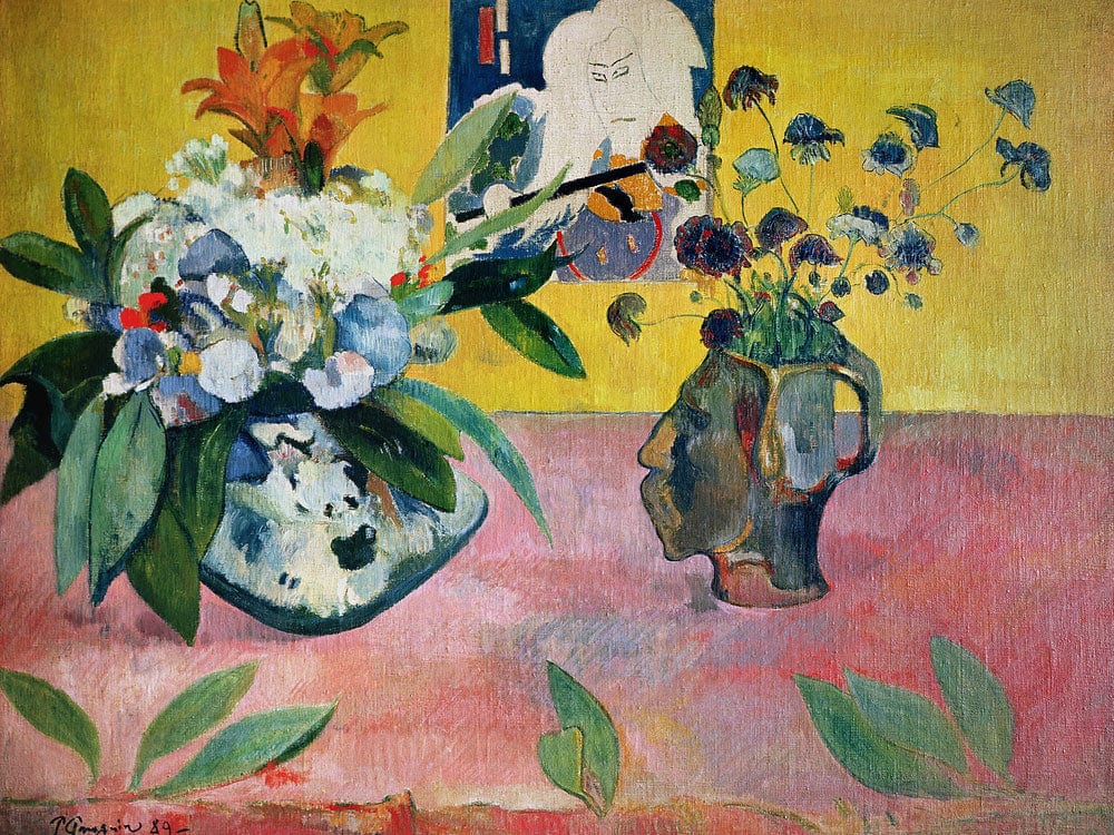 Flowers And A Japanese Print By Paul Gauguin Phoenix 4x3