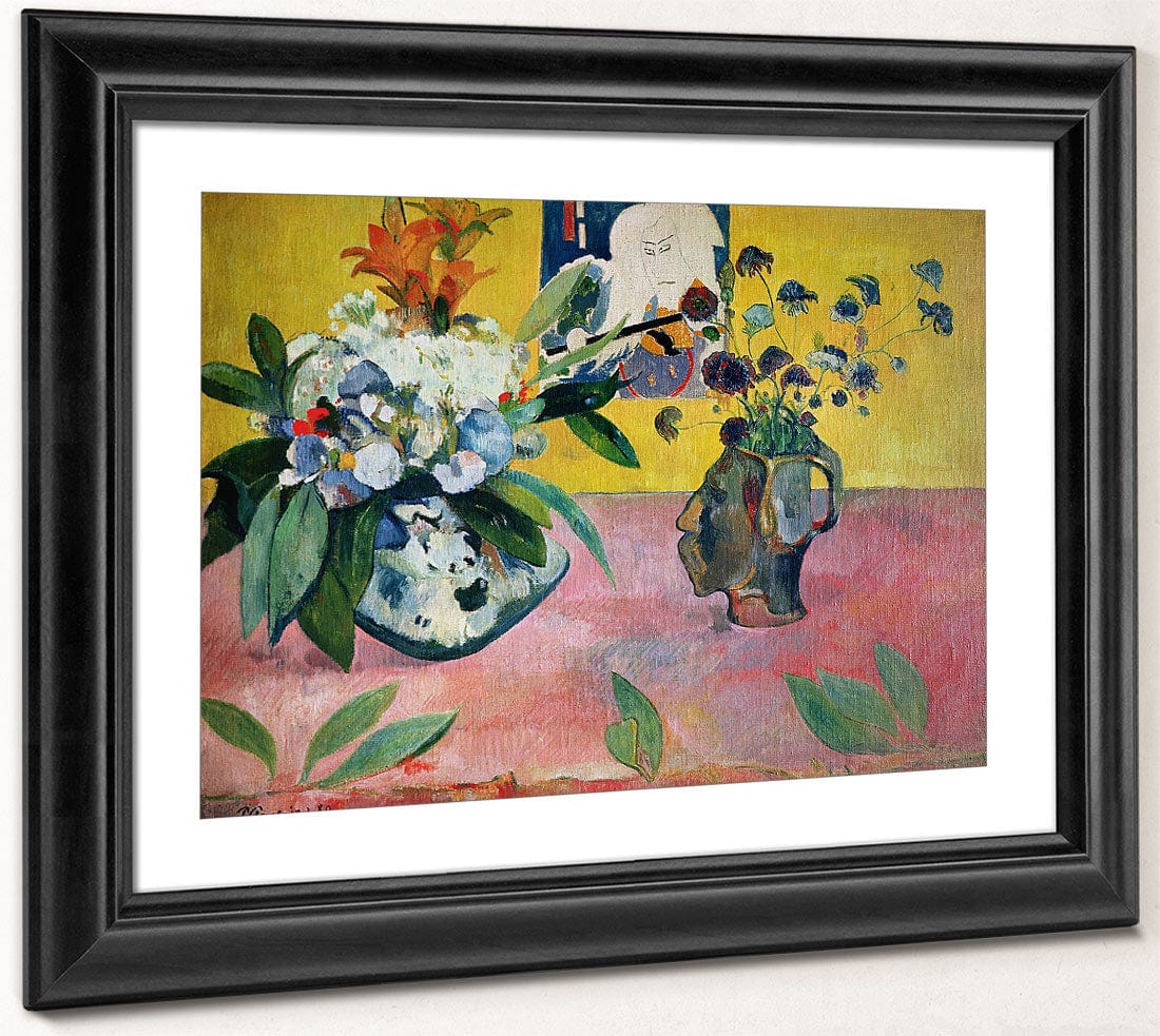 Flowers And A Japanese Print By Paul Gauguin Phoenix 4x3