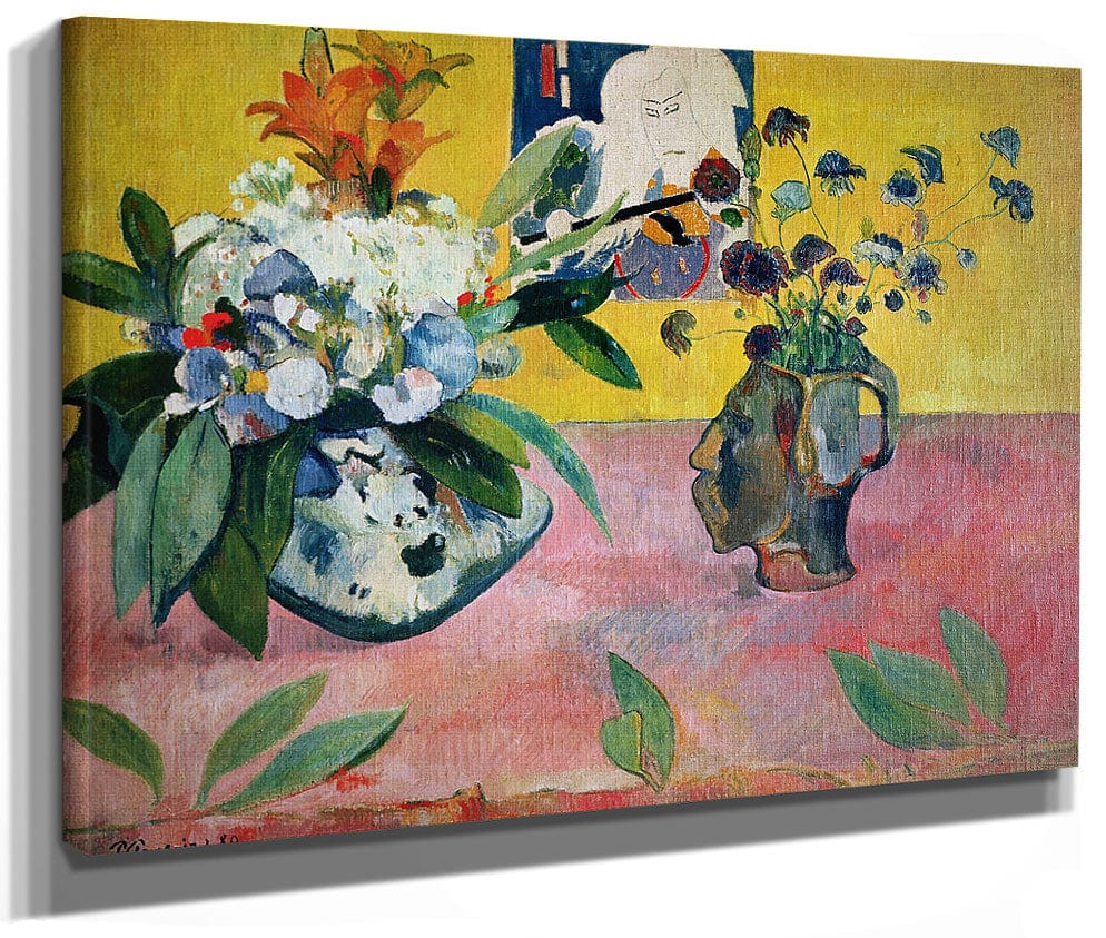 Flowers And A Japanese Print By Paul Gauguin Phoenix 4x3