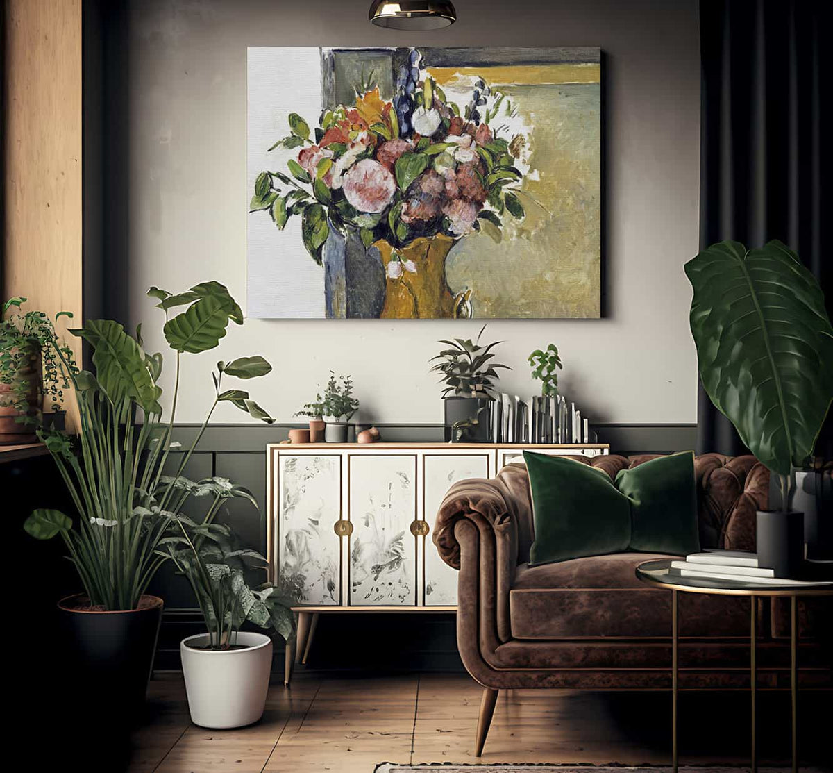 Flowers In A Vase 1 By Paul Cezanne Phoenix 4x3