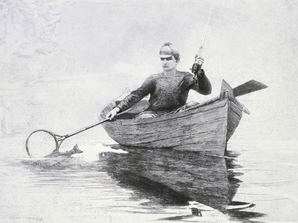 Fly Fishing, Saranac Lake By Winslow Homer Phoenix 4x3