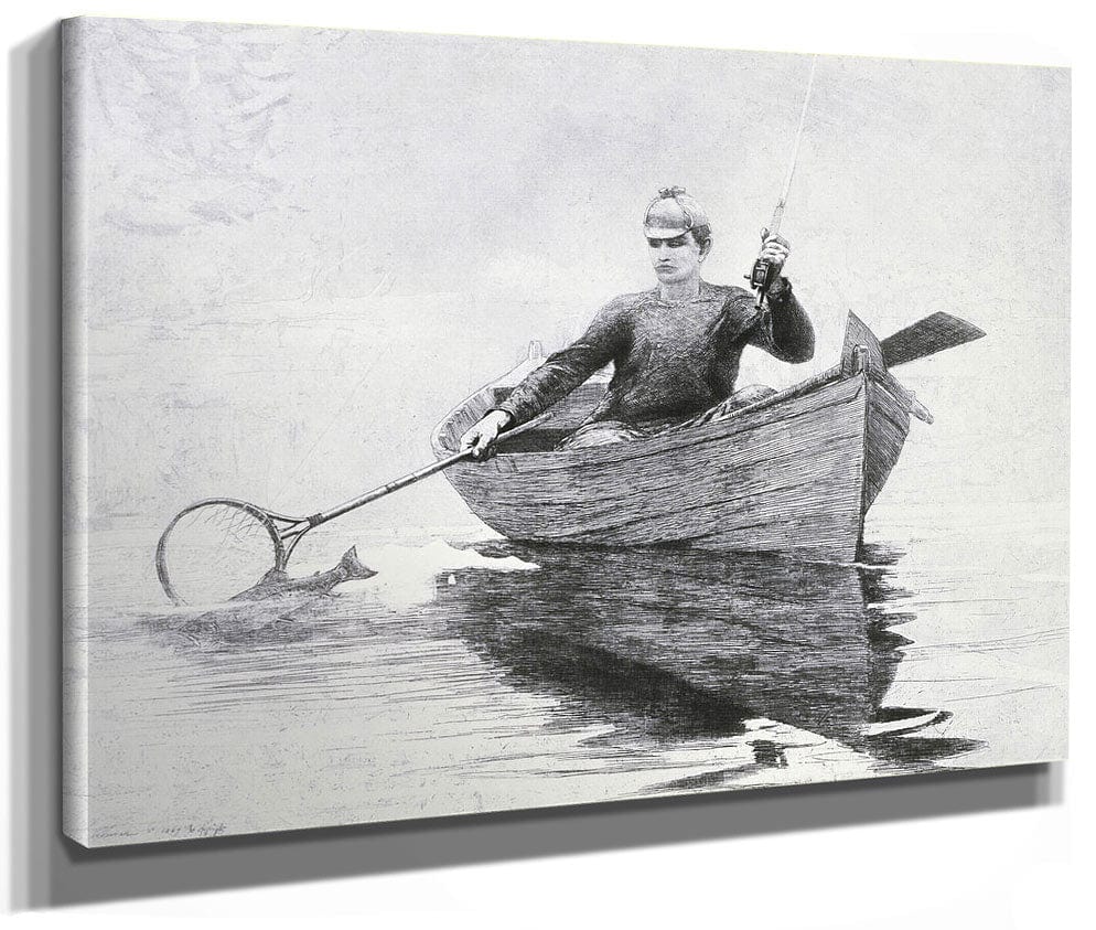 Fly Fishing, Saranac Lake By Winslow Homer Phoenix 4x3
