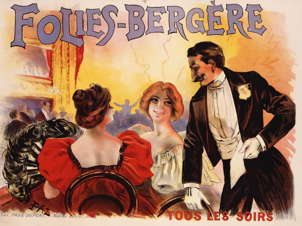 Folies Bergere By Poster By Pal Phoenix 4x3