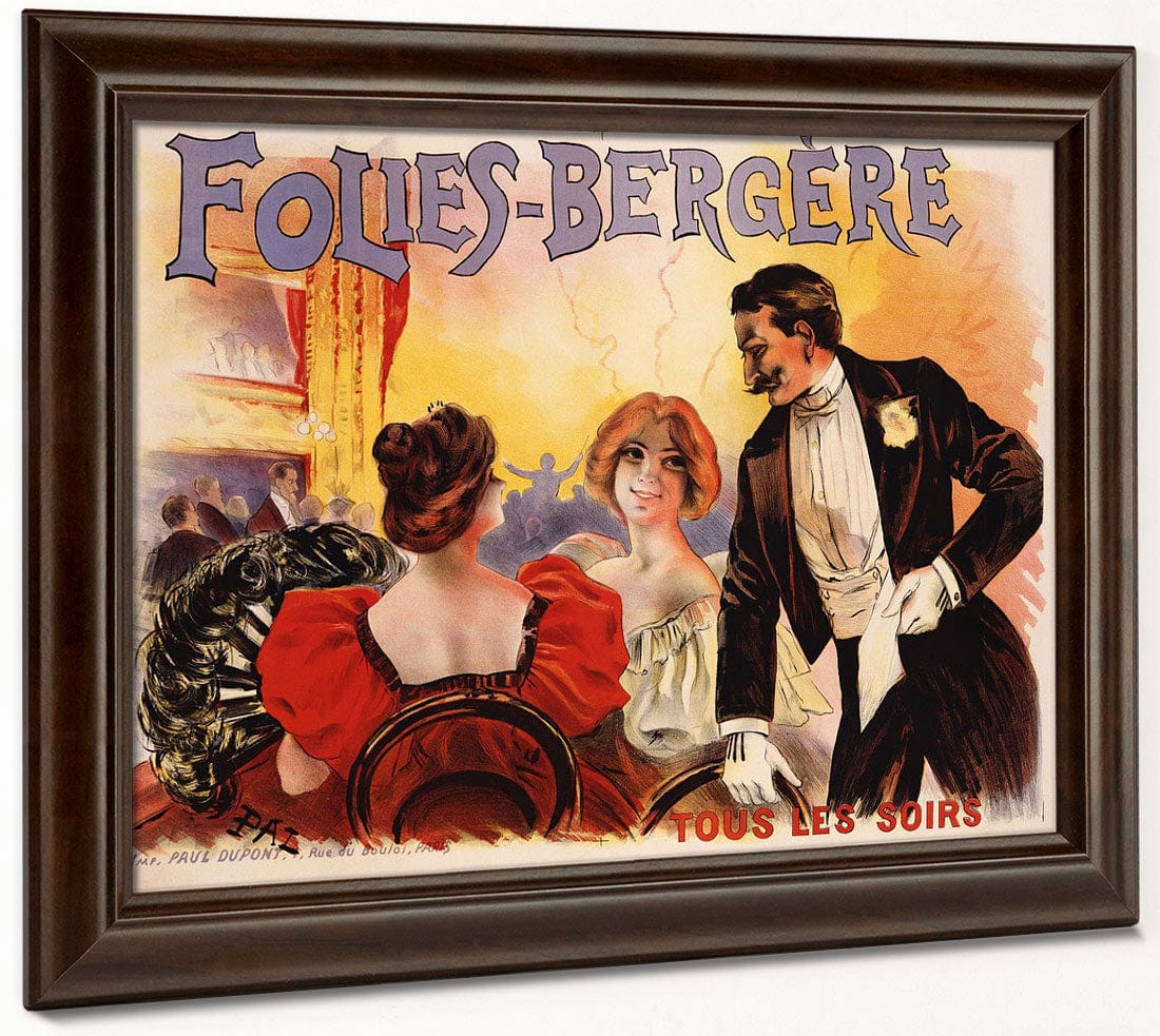 Folies Bergere By Poster By Pal Phoenix 4x3