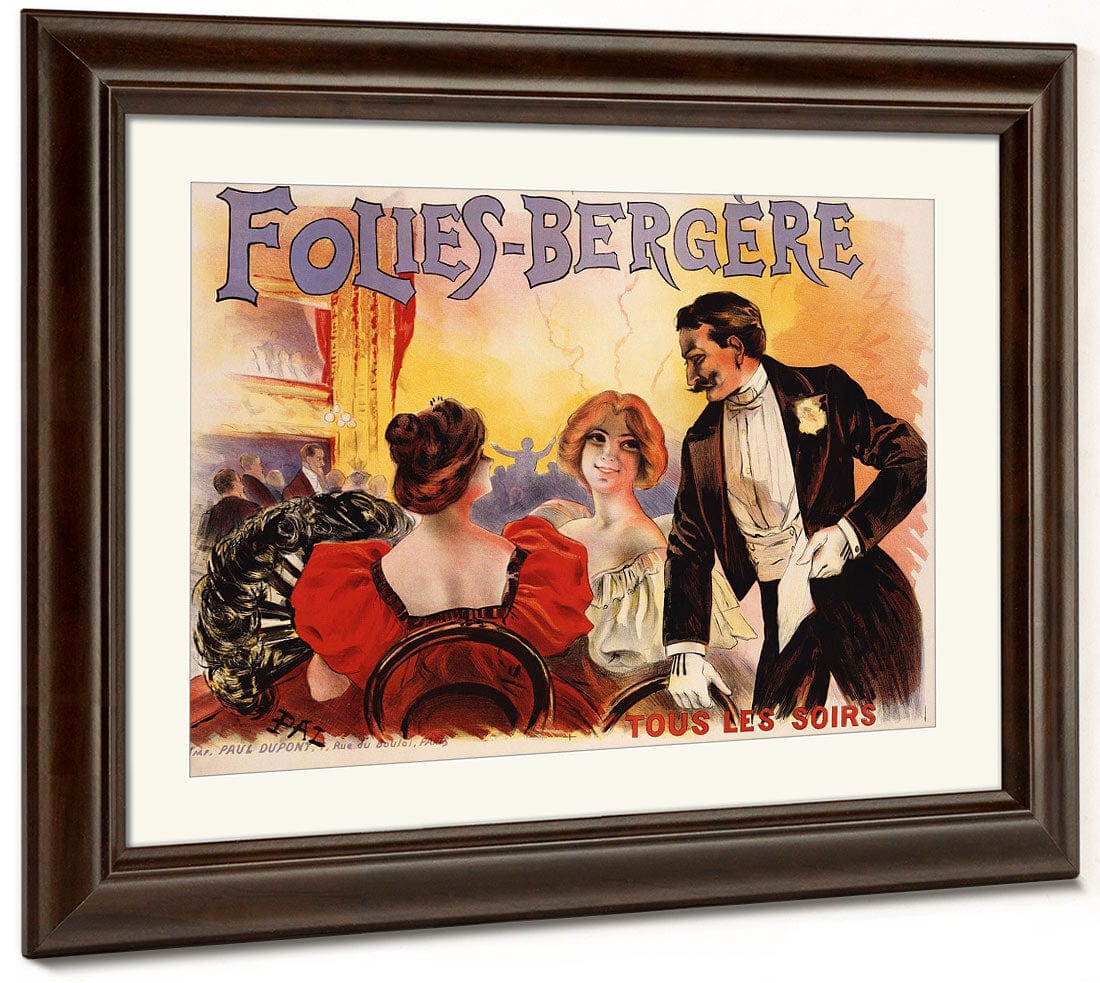 Folies Bergere By Poster By Pal Phoenix 4x3