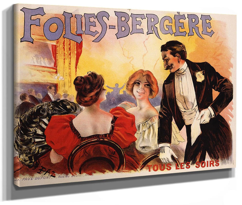 Folies Bergere By Poster By Pal Phoenix 4x3