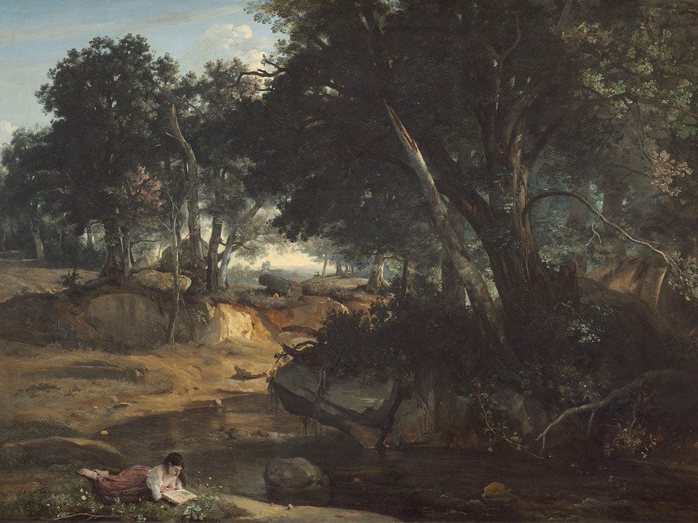 Forest Of Fontainebleau By Jean Baptiste Camille Corot Phoenix 4x3