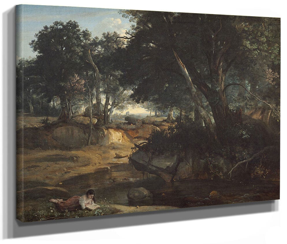 Forest Of Fontainebleau By Jean Baptiste Camille Corot Phoenix 4x3
