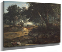 Forest Of Fontainebleau By Jean Baptiste Camille Corot Phoenix 4x3
