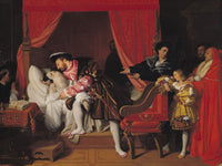 Francis I (1494 1547) Receives The Last Breaths Of Leonardo Da Vinci (1452 1519) By Jean Auguste Dominique Ingres Phoenix 4x3