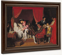 Francis I (1494 1547) Receives The Last Breaths Of Leonardo Da Vinci (1452 1519) By Jean Auguste Dominique Ingres Phoenix 4x3