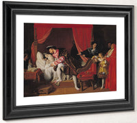Francis I (1494 1547) Receives The Last Breaths Of Leonardo Da Vinci (1452 1519) By Jean Auguste Dominique Ingres Phoenix 4x3