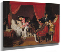 Francis I (1494 1547) Receives The Last Breaths Of Leonardo Da Vinci (1452 1519) By Jean Auguste Dominique Ingres Phoenix 4x3