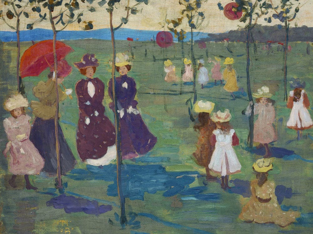 Franklin Park, Boston 1 By Maurice Brazil Prendergast Phoenix 4x3