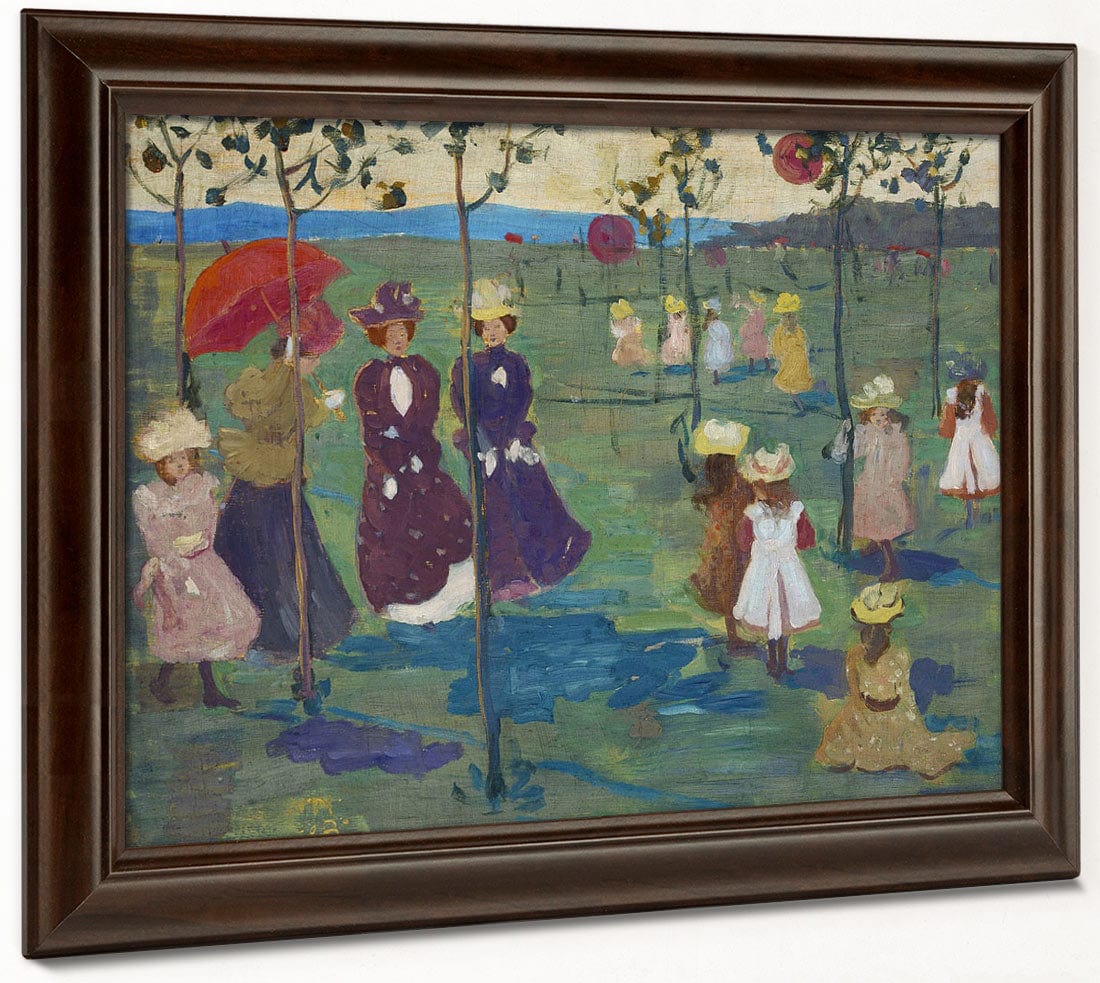 Franklin Park, Boston 1 By Maurice Brazil Prendergast Phoenix 4x3