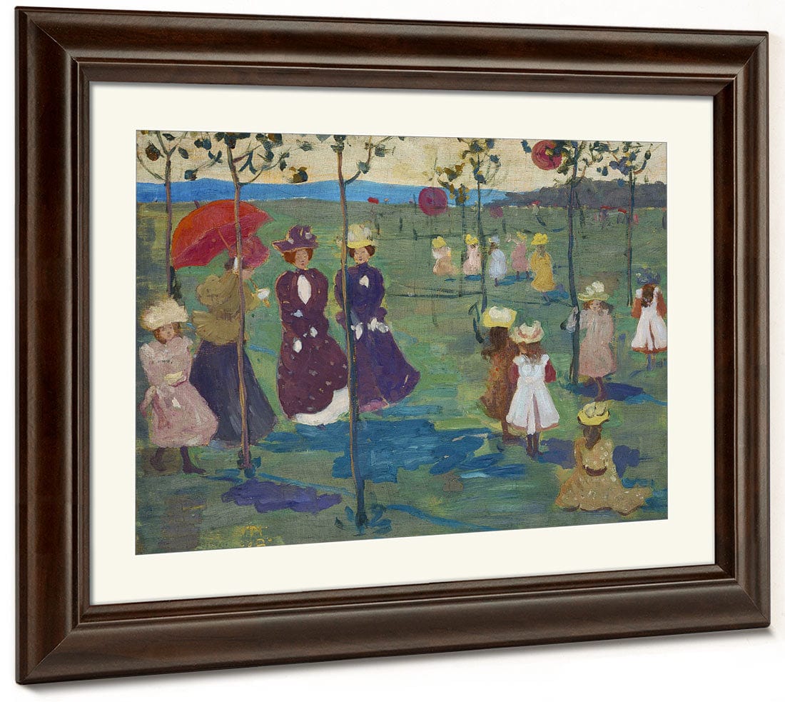 Franklin Park, Boston 1 By Maurice Brazil Prendergast Phoenix 4x3