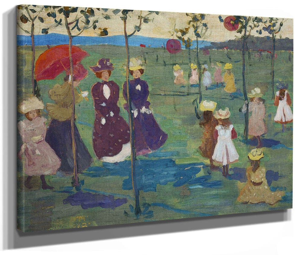 Franklin Park, Boston 1 By Maurice Brazil Prendergast Phoenix 4x3