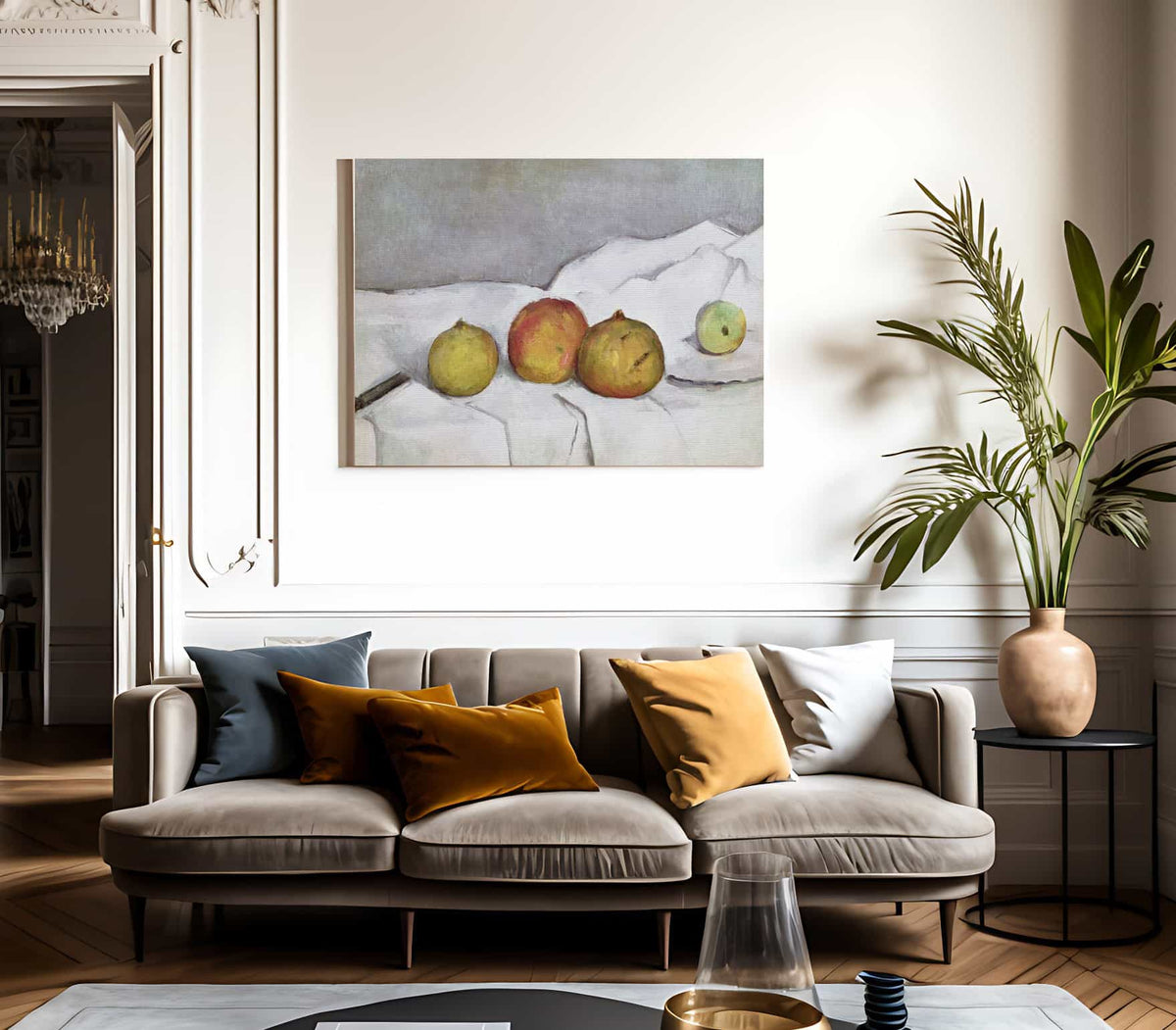 Fruit On A Cloth By Paul Cezanne Phoenix 4x3