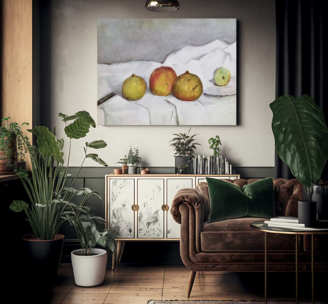 Fruit On A Cloth By Paul Cezanne Phoenix 4x3