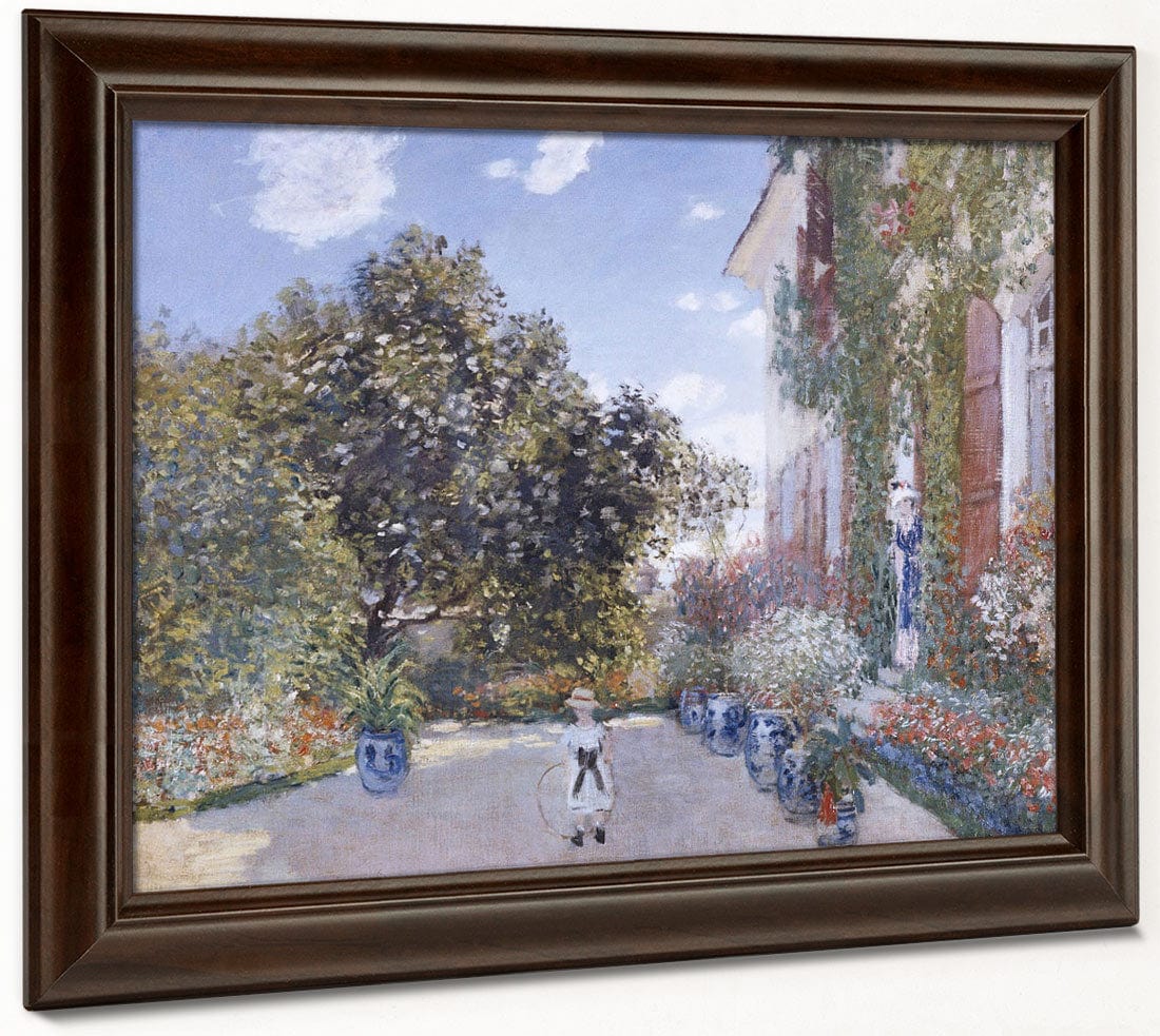 Garden Of The Artist At Argenteuil By Claude Monet Phoenix 4x3