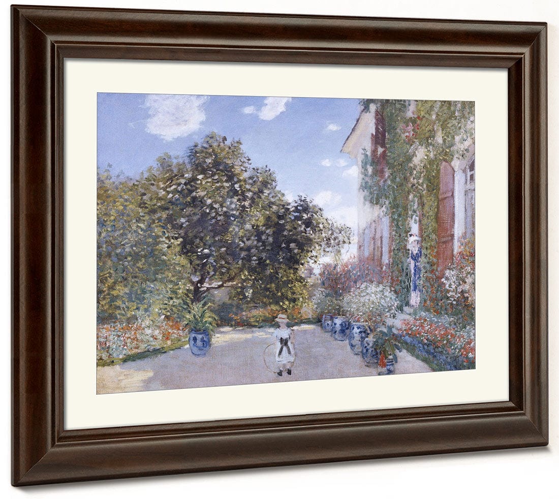 Garden Of The Artist At Argenteuil By Claude Monet Phoenix 4x3