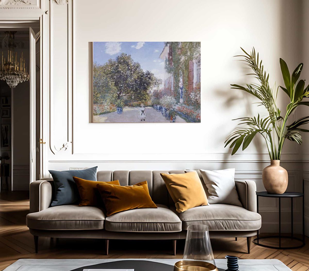 Garden Of The Artist At Argenteuil By Claude Monet Phoenix 4x3