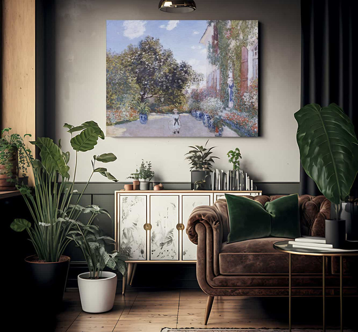 Garden Of The Artist At Argenteuil By Claude Monet Phoenix 4x3