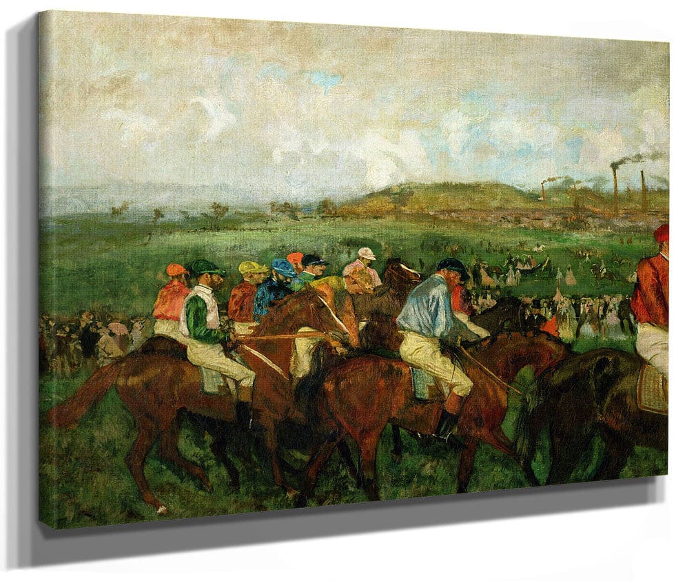 Gentlemen Race. Before The Departure By Edgar Degas Phoenix 4x3