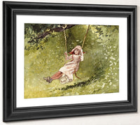 Girl On A Swing By Winslow Homer Phoenix 4x3