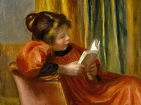 Girl Reading, C. 1890 By Pierre Auguste Renoir Phoenix 4x3