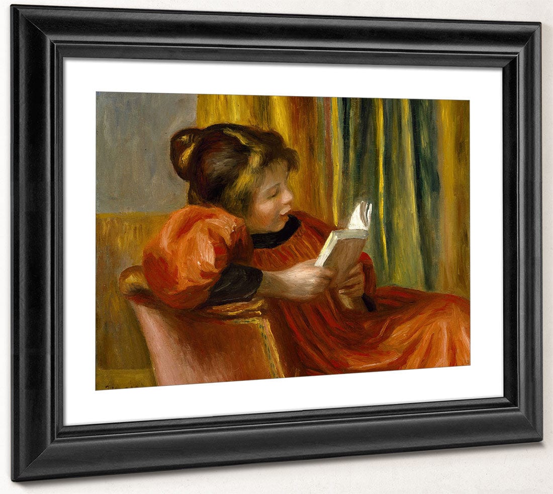 Girl Reading, C. 1890 By Pierre Auguste Renoir Phoenix 4x3