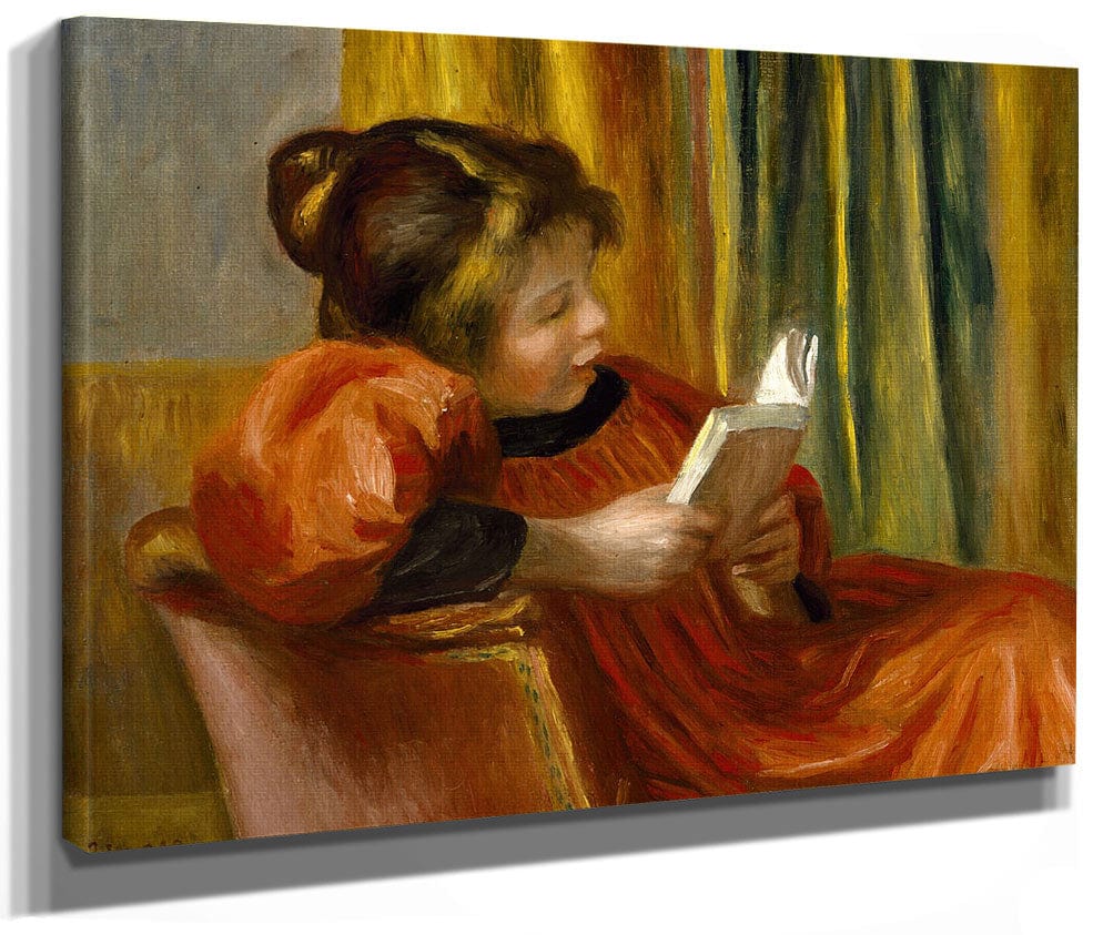 Girl Reading, C. 1890 By Pierre Auguste Renoir Phoenix 4x3