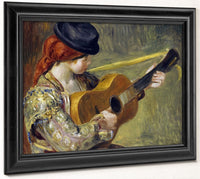 Girl With A Guitar By Pierre Auguste Renoir Phoenix 4x3