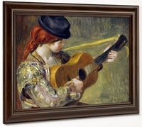 Girl With A Guitar By Pierre Auguste Renoir Phoenix 4x3