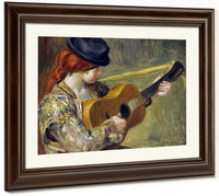 Girl With A Guitar By Pierre Auguste Renoir Phoenix 4x3