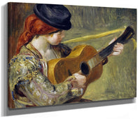Girl With A Guitar By Pierre Auguste Renoir Phoenix 4x3