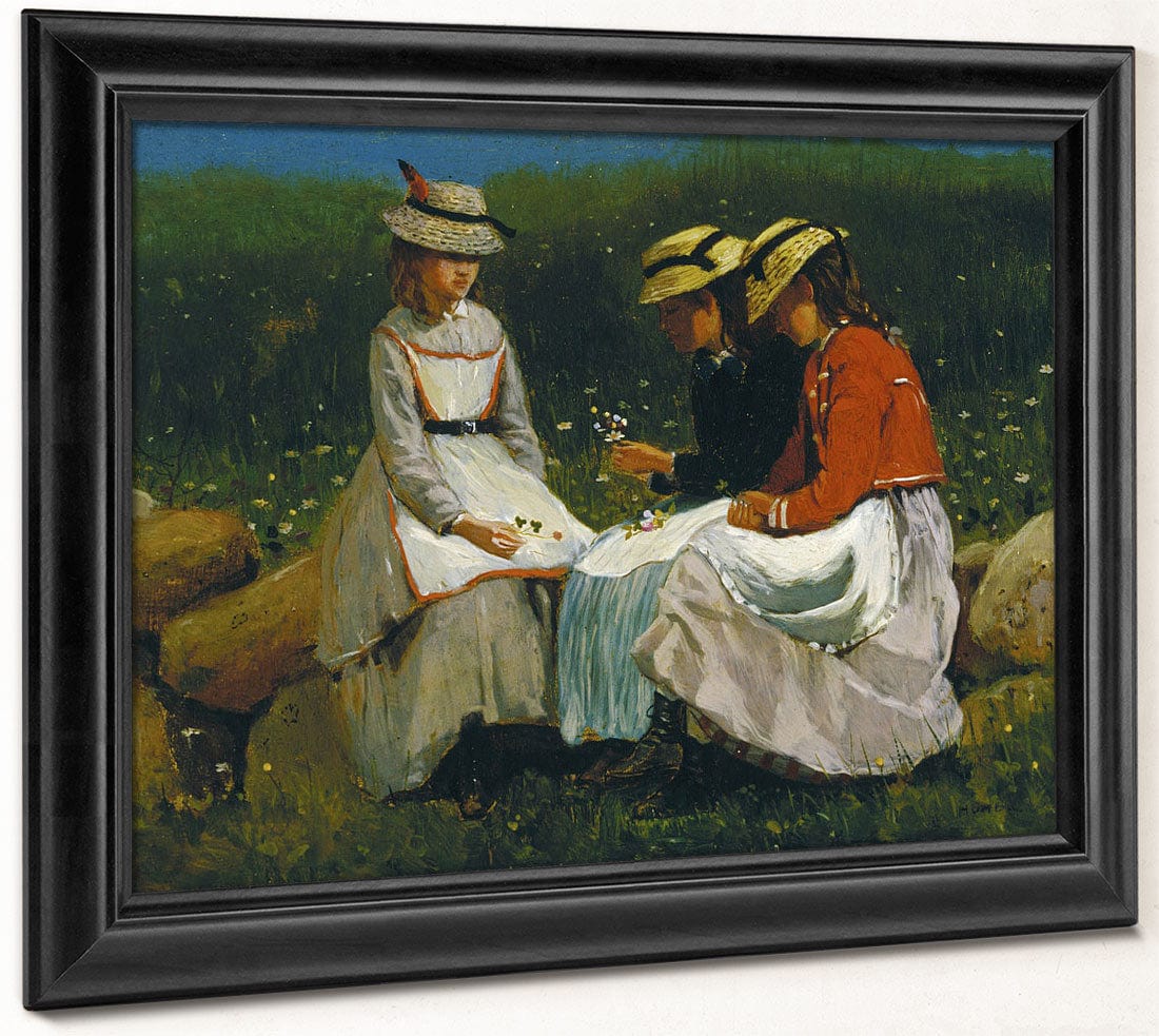 Girls In A Landscape By Winslow Homer Phoenix 4x3