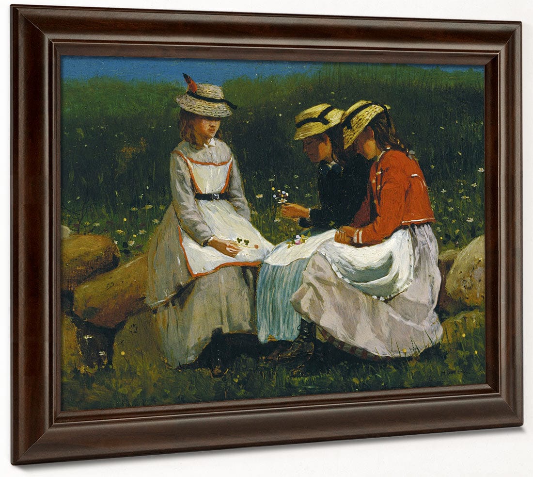 Girls In A Landscape By Winslow Homer Phoenix 4x3