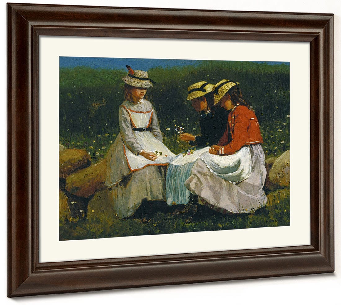 Girls In A Landscape By Winslow Homer Phoenix 4x3